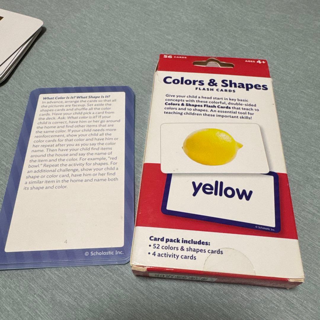 英語フラッシュカードColors & Shapes美品✨ - メルカリ