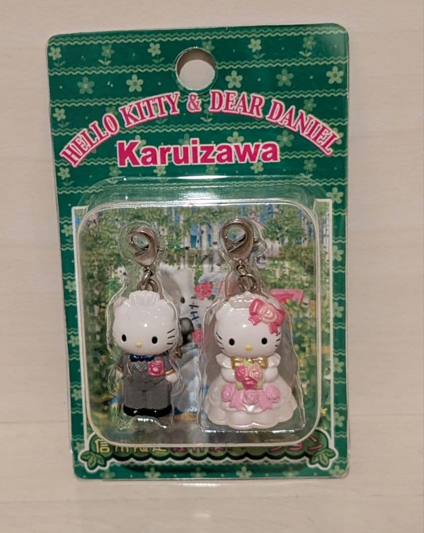 ウエディング ハローキティ & ダニエル ストラップ 軽井沢限定