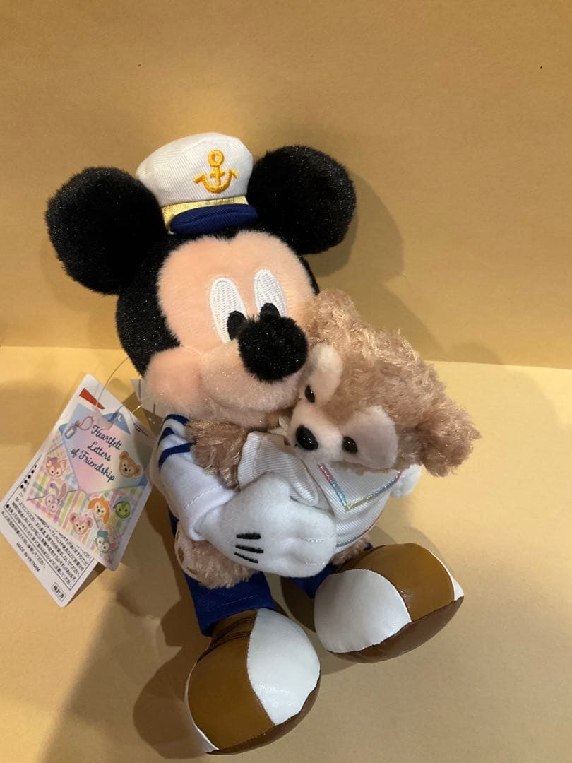 東京ディズニーシー ダッフィー ミッキー 20周年 ぬいぐるみバッジ