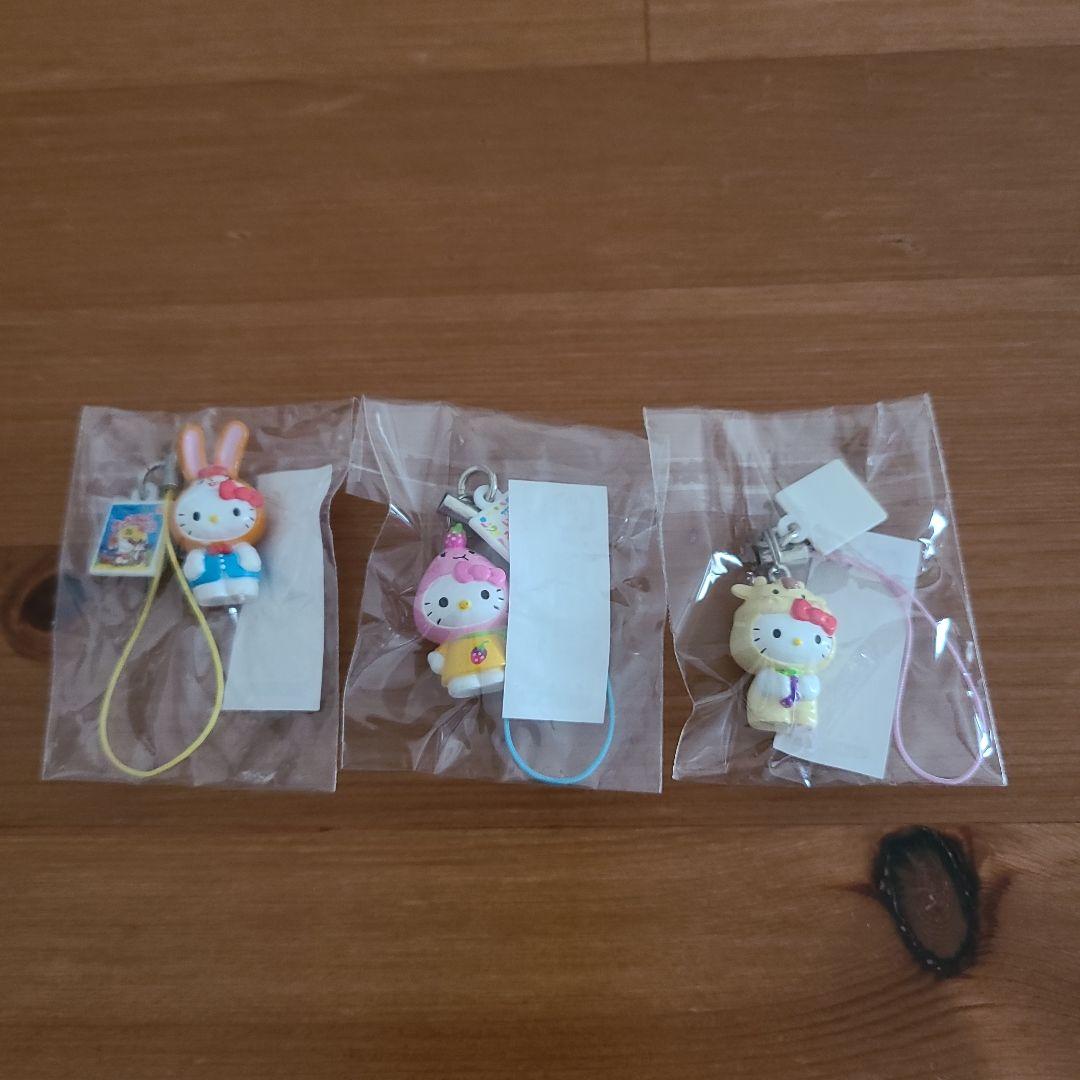 【激レア】キティ　コラボストラップ　まとめ売り 激レア ご当地限定ハローキティ ストラップ4点セット 愛知 長野 群馬