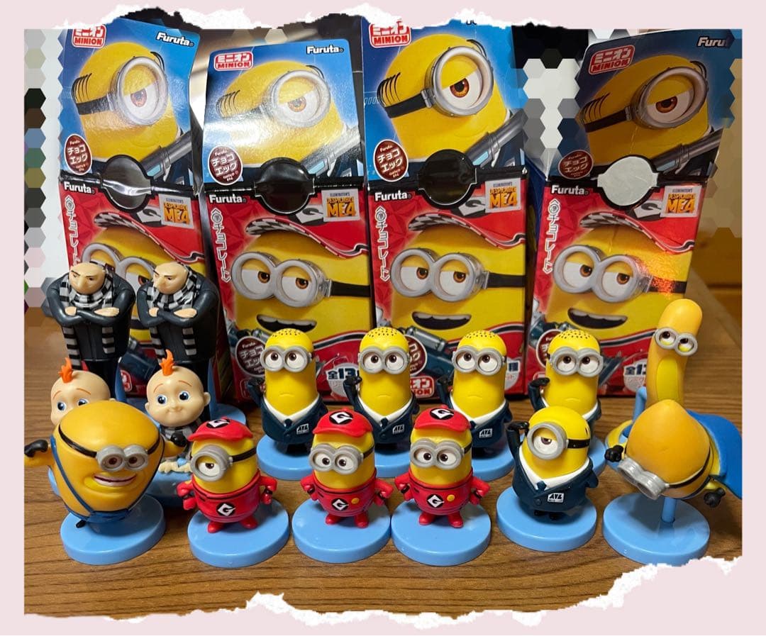 ミニオン フィギュアセット 15体 チョコエッグ - メルカリ
