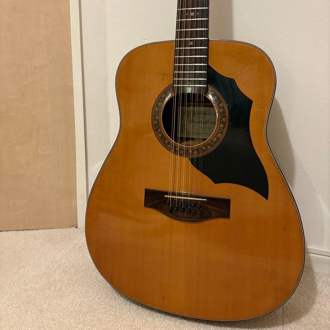 70年代ヴィンテージ　12弦　Suzuki F-250 アコースティックギター grun-sound_d702k250606