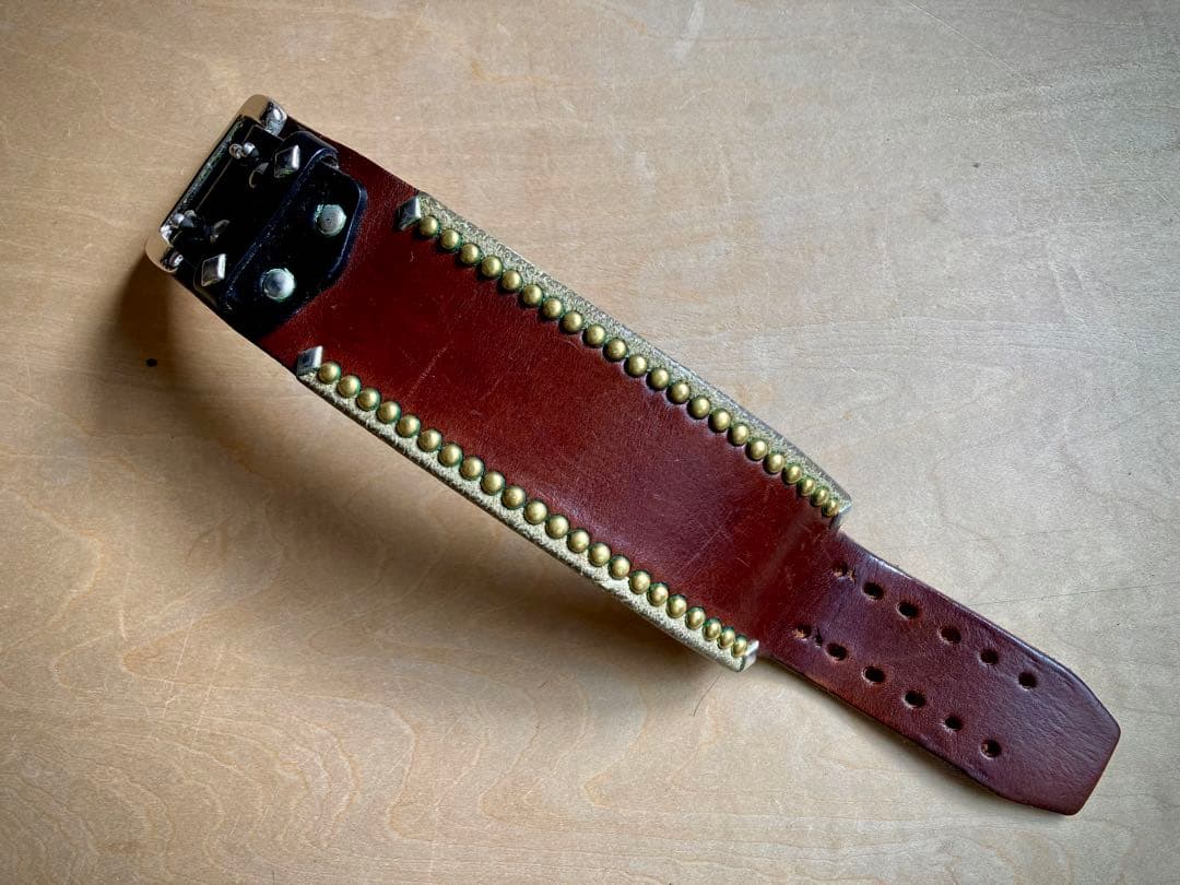 WOLF'S HEAD 50mm レザーブレスレット ウルフズヘッド