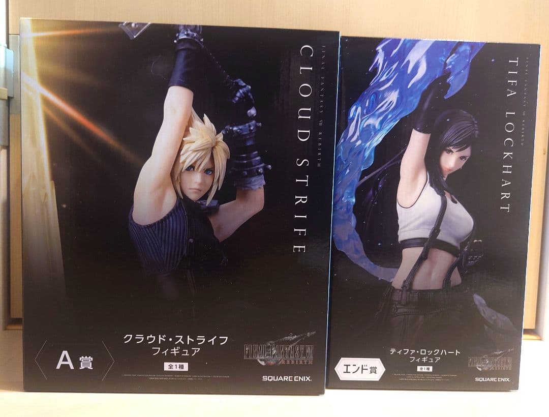 FF7 リバース 発売記念くじ A賞、エンド賞 フィギュア セット