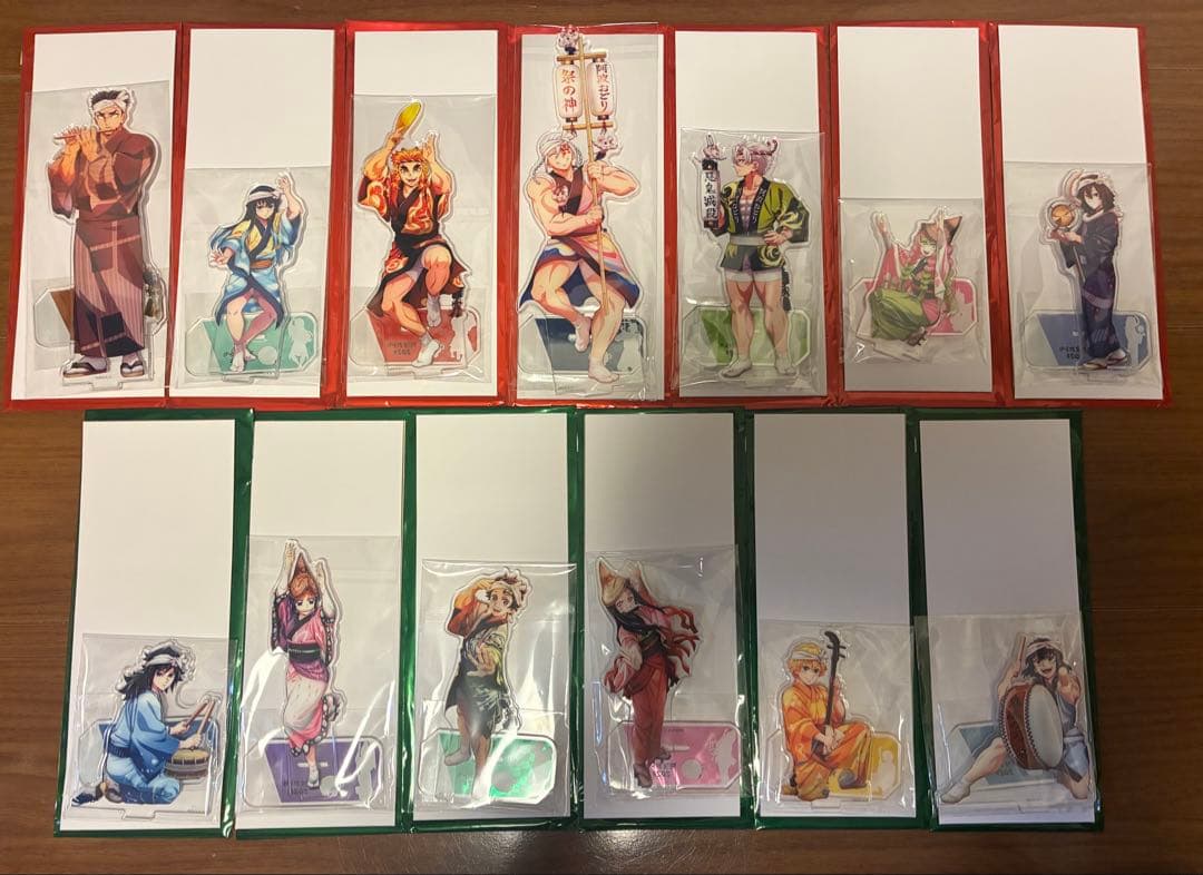 鬼滅の刃×阿波踊り　2025 ランダムアクリルスタンド　A Bコンプリートセット