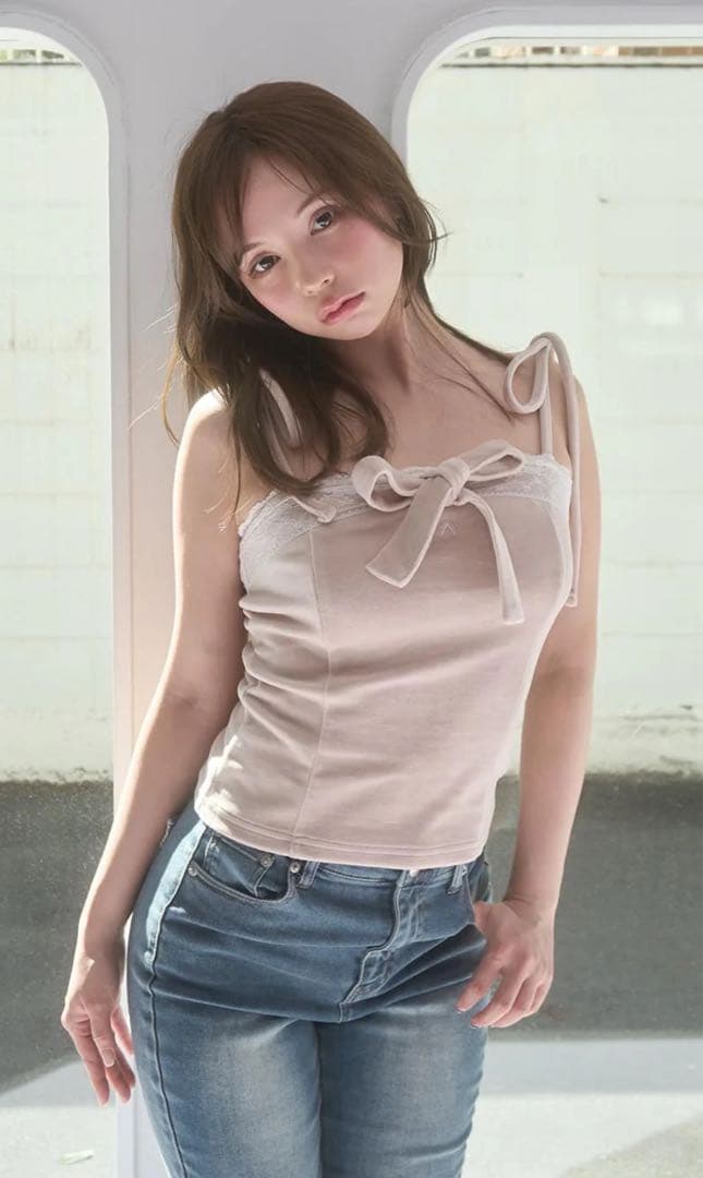 トップス Jemma ribbon camisole