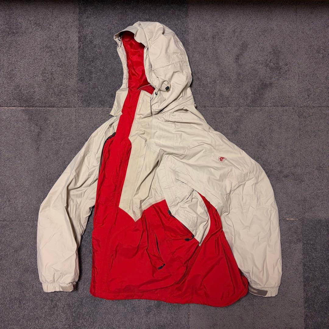 【テック系❗️】90s nike acg マウンテンパーカ　三角ロゴ L ベージュ