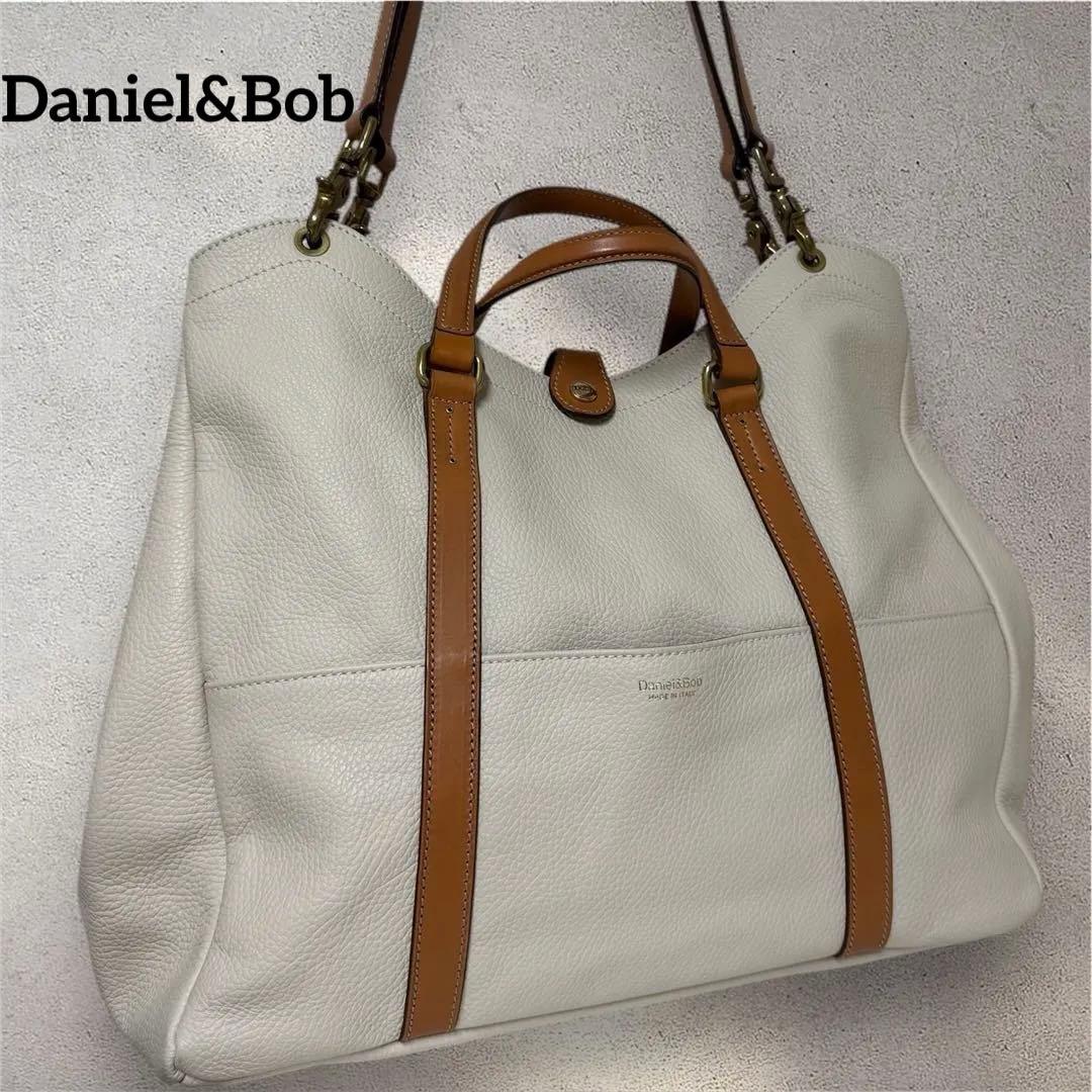 ダニエルアンドボブ アラドーロ トートバッグ A4 肩掛け　2way シボ革