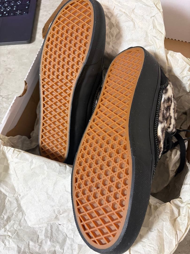 supreme vans レオパード　ハーフキャブ US8 26.0cm
