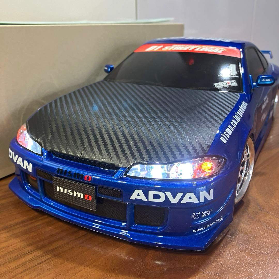 電飾付き タミヤ ニスモ COPPERMIX シルビア スペアボディ - メルカリ