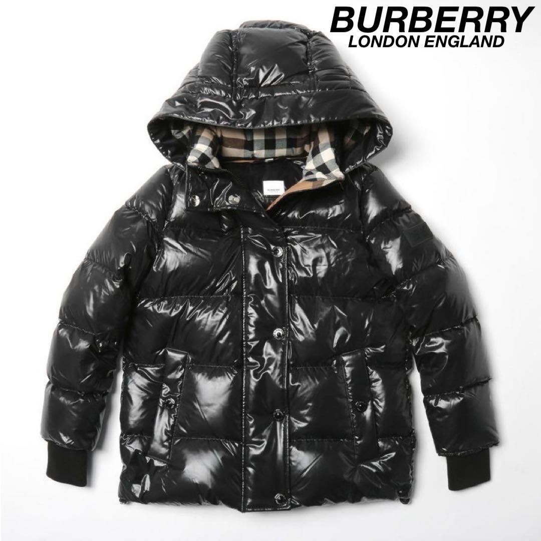 希少 美品 バーバリー 上質 デタッチャブル ダウンジャケット ナイロン