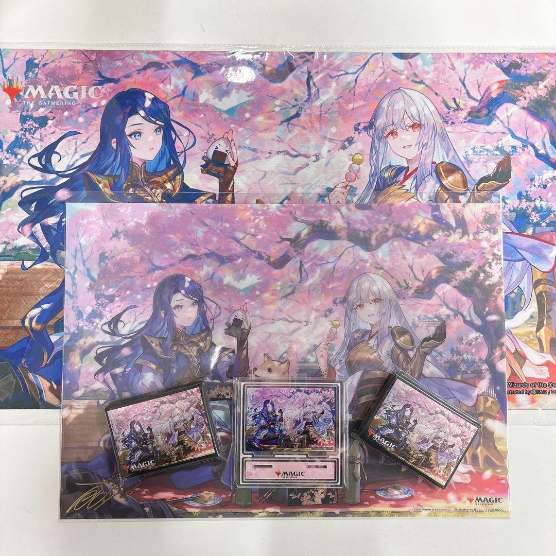 MTG 放浪皇のお花見キャンペーン プレイマット スリーブ　③ MTG 放浪皇のお花見キャンペーン 放浪皇Ver. プレイマット スリーブ等