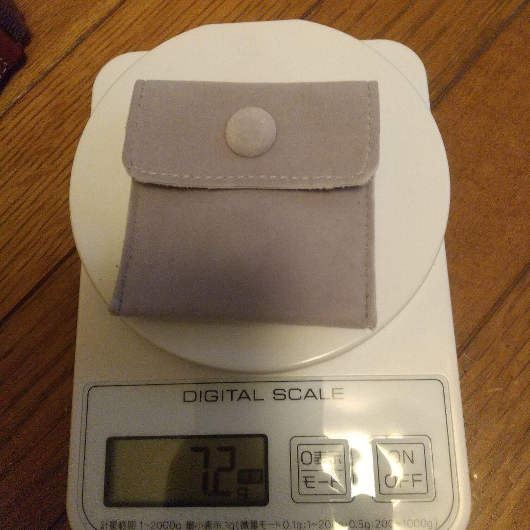 薄紫色 ボタン付き アクセサリーケース