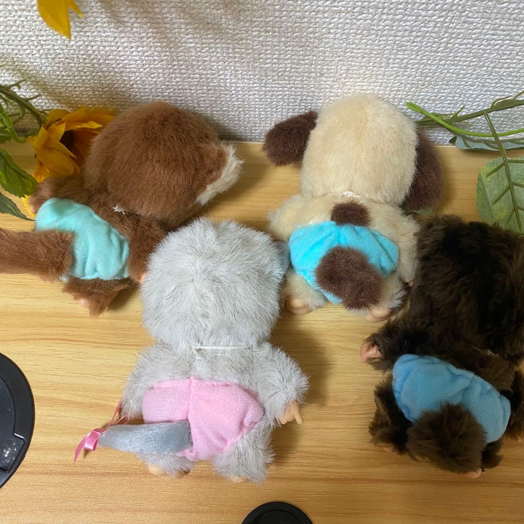 希少 モンチッチベビチッチのお友達イヌタヌキネコクマヒツジの