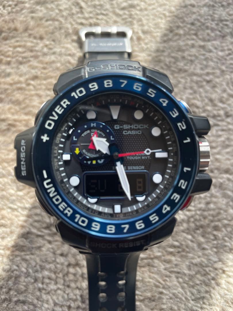 カシオG-SHOCKガルフマスター　GWNー1000Bー1BJFソーラークォーツ