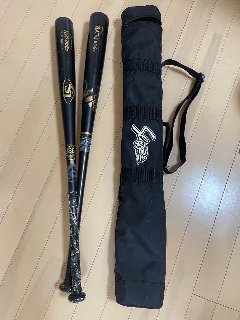 軟式用　ルイスビルスラッガー➕アディダストレーニングバット　バットケース付き