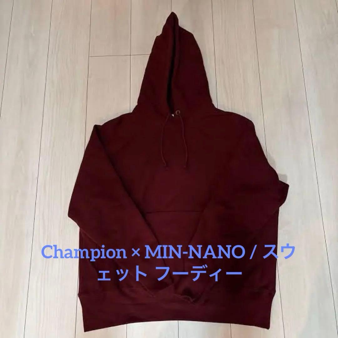 別注】Champion × MIN-NANO / スウェット フーディー - メルカリ