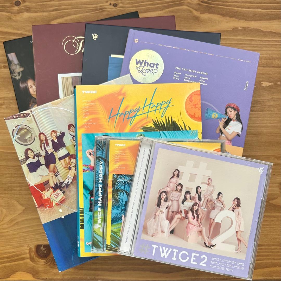 TWICE アルバム まとめ売り 8点 中身あり 購入特典 - メルカリ