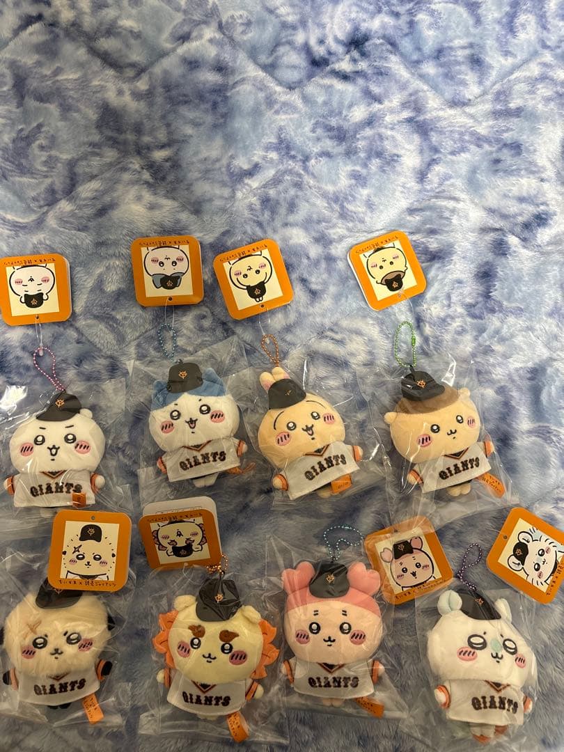 【新品】ちいかわ×読売ジャイアンツ ぷちミニマスコット 全8種コンプリートセット