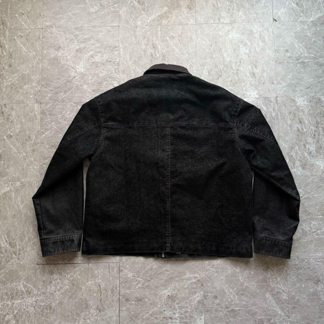 ZARA ベルベット ファイヤーマンジャケット ブラック - メルカリ