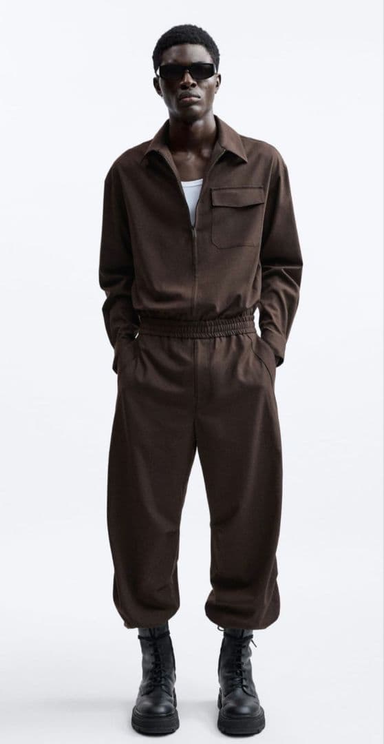 ZARA men ザラ ジャンプスーツ LIMITED EDITION ツナギ - メルカリ