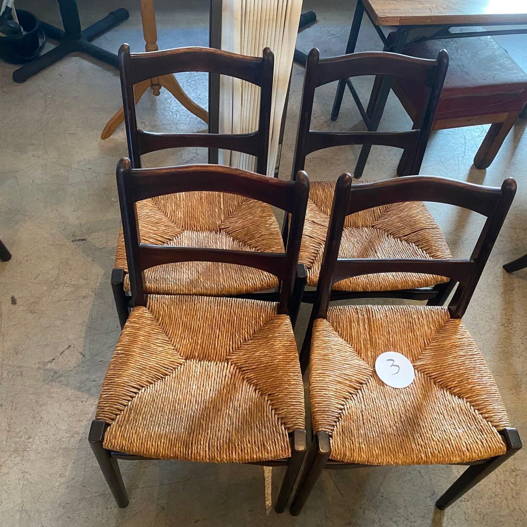 松本民芸家具　椅子　6脚(写真は4脚ですが6脚です)