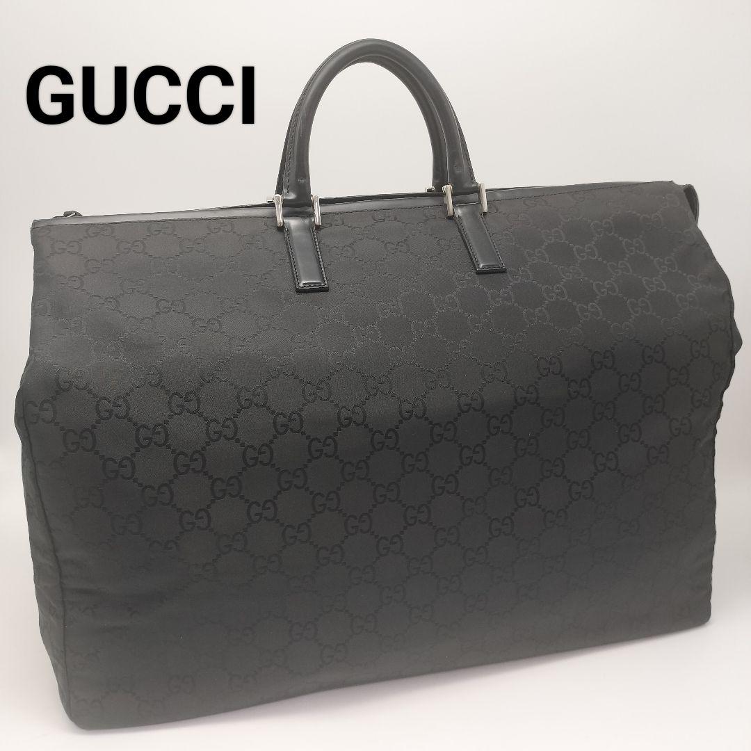 極美品✨グッチ　ボストンバッグ　GG柄 OLD GUCCI SHERRY LINE GG PATTERNED MINI BOSTON SHOULDER BAG MADE