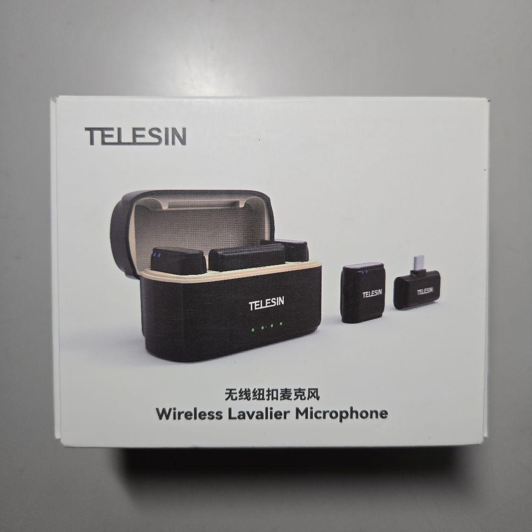 TELESIN ピンマイク ワイヤレス bluetooth 小型