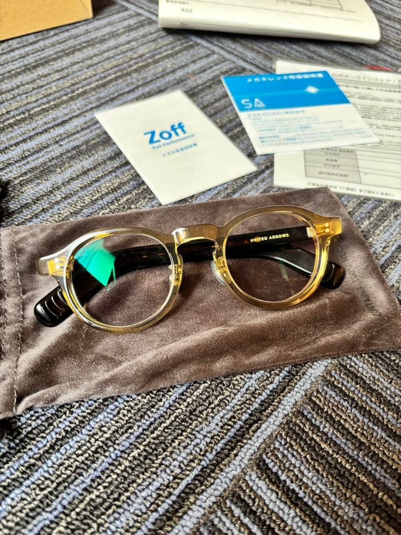 Zoff 調光レンズ ユナイテッドアローズ 奥田民生 着用 モデル