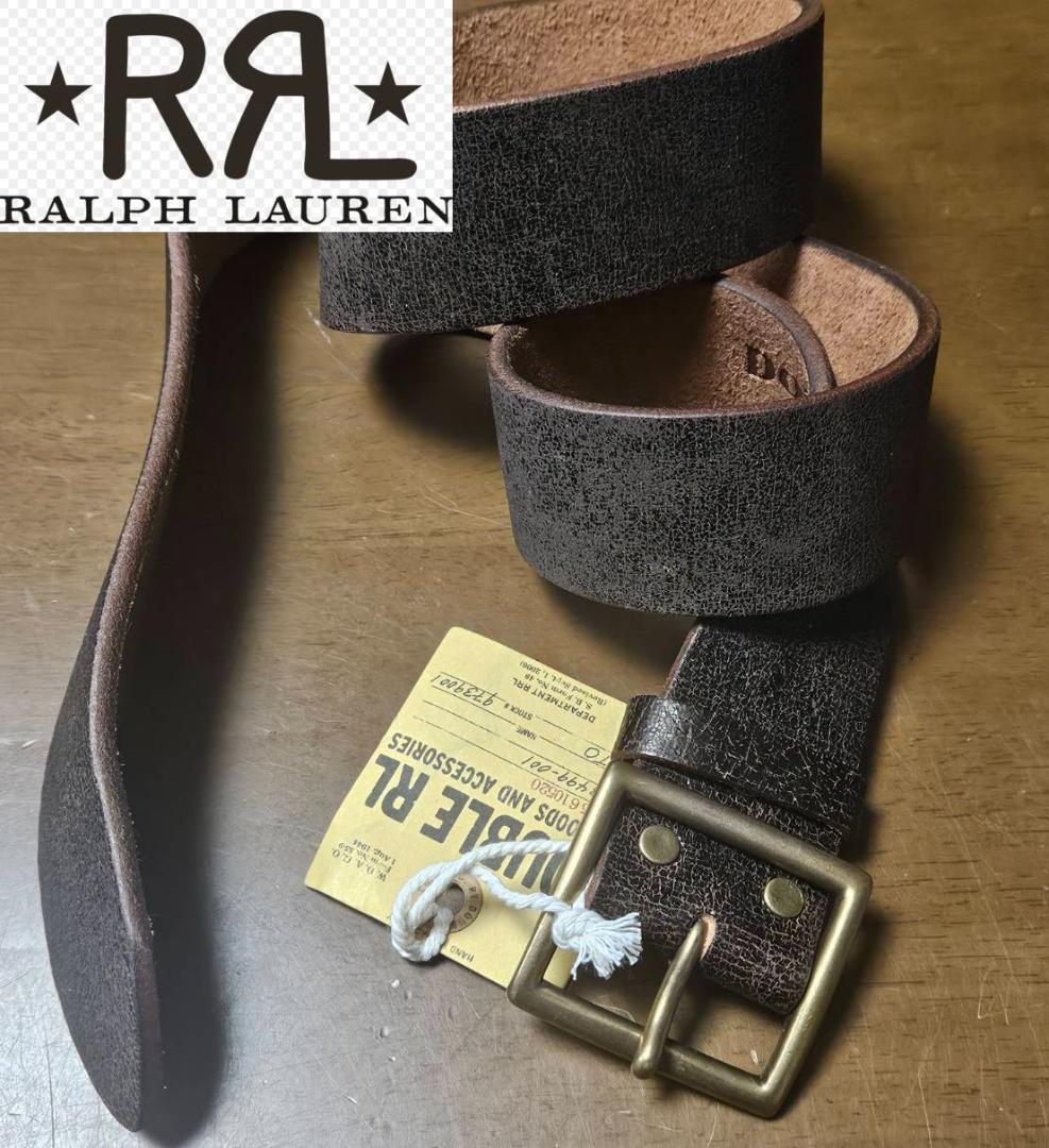 【新品未使用】DOUBLE RL本牛革アメリカンヴィンテージ仕上げ36