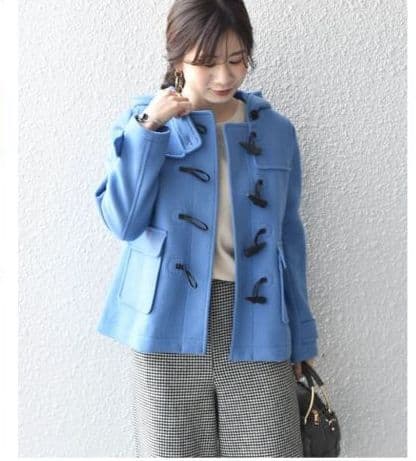 シップス　ショートダッフルコート　新品タグ付き ショート丈ダッフルコート（男女兼用）のネイビーは制服通販のカンコー