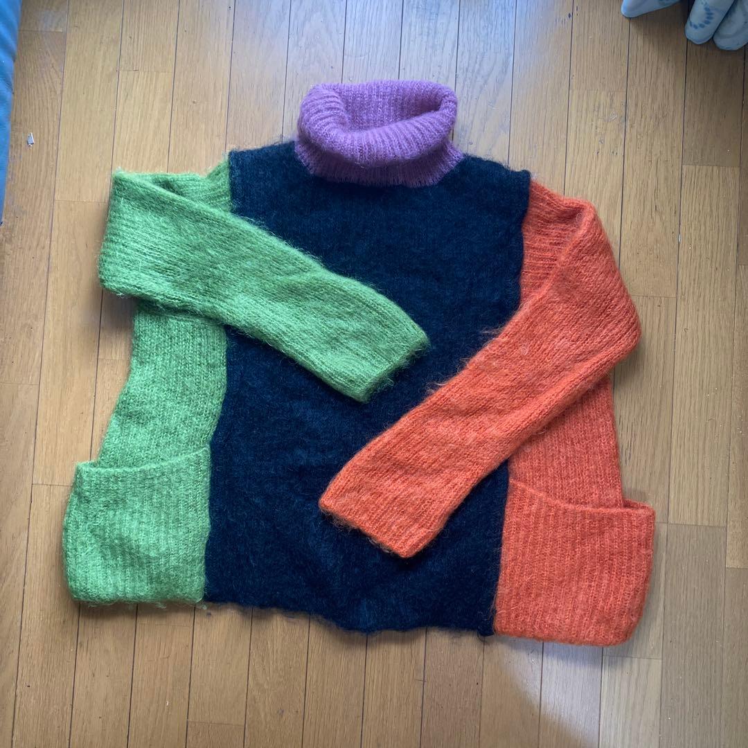 Jean Paul Gaultier マルチカラーニット 40