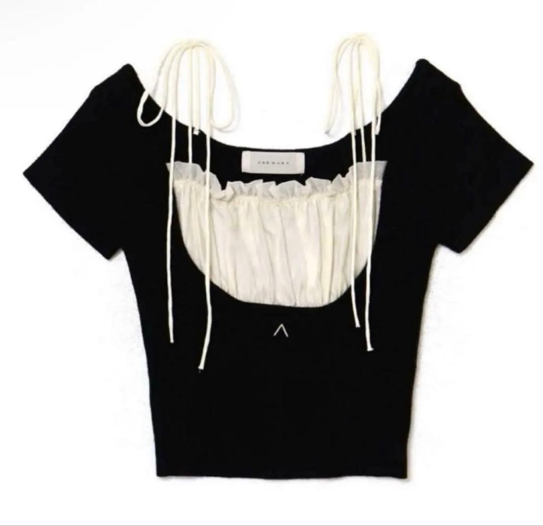 andmary Mew frill tops black - メルカリ