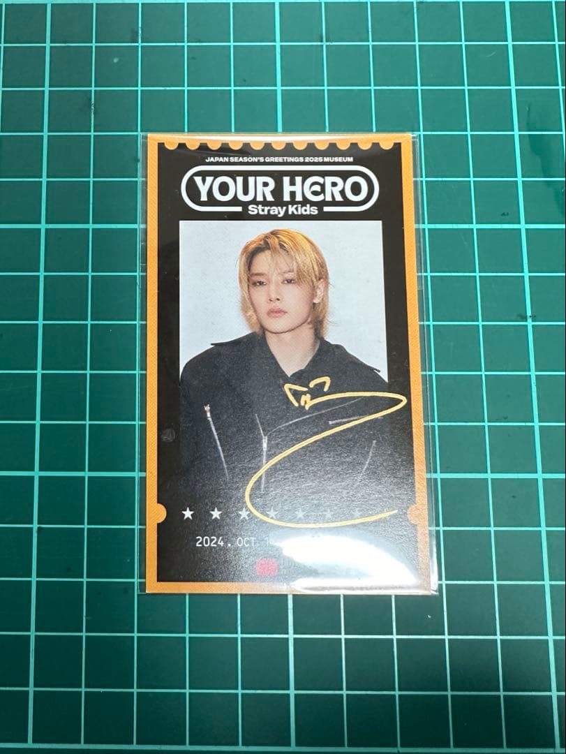 Stray Kids スキズ アイエン YOUR HERO 入場トレカ サイン