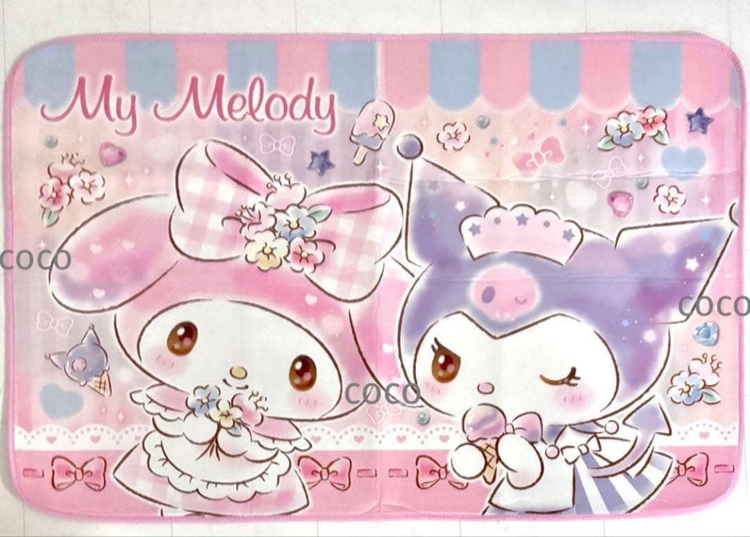 ルームマット マイメロ クロミ ラグ カーペット サンリオ マイメロディ