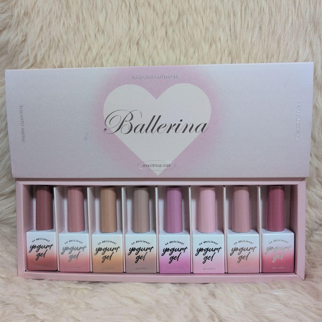 yogurtnail BALLERINA【バレリーナ】フラッシュ 8本 セット