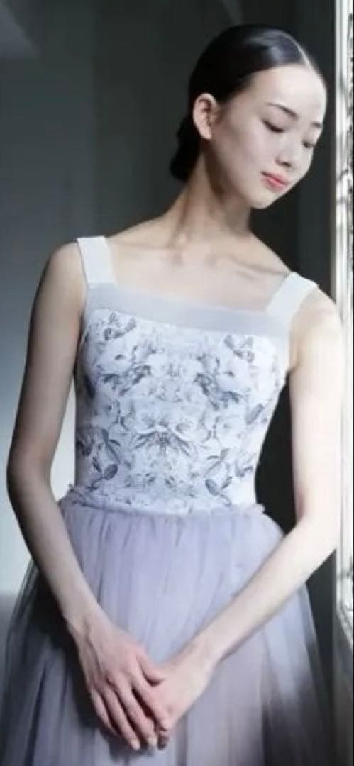 unoa レオタード　Lサイズ　新品未使用　PeoMeow ホワイトドリーミング PeoMeow -White dreaming-】Pique design - Balletwear brand unoa