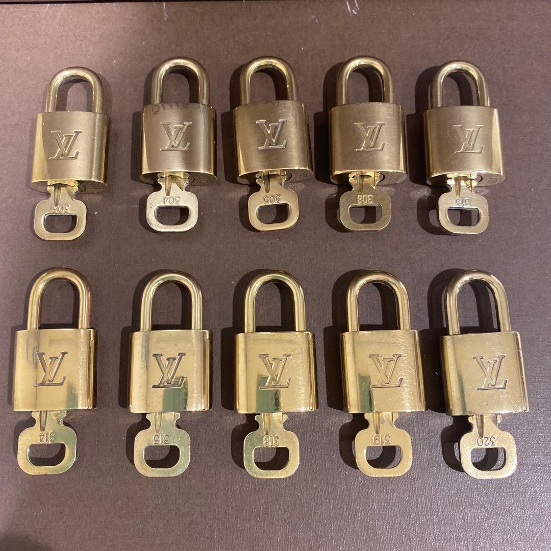 L00123 ルイヴィトン　パドロック　10セット　カデナ　南京錠　鍵 楽天市場】10点セット ルイ ヴィトン 旧型 カデナ パドロック 南京錠