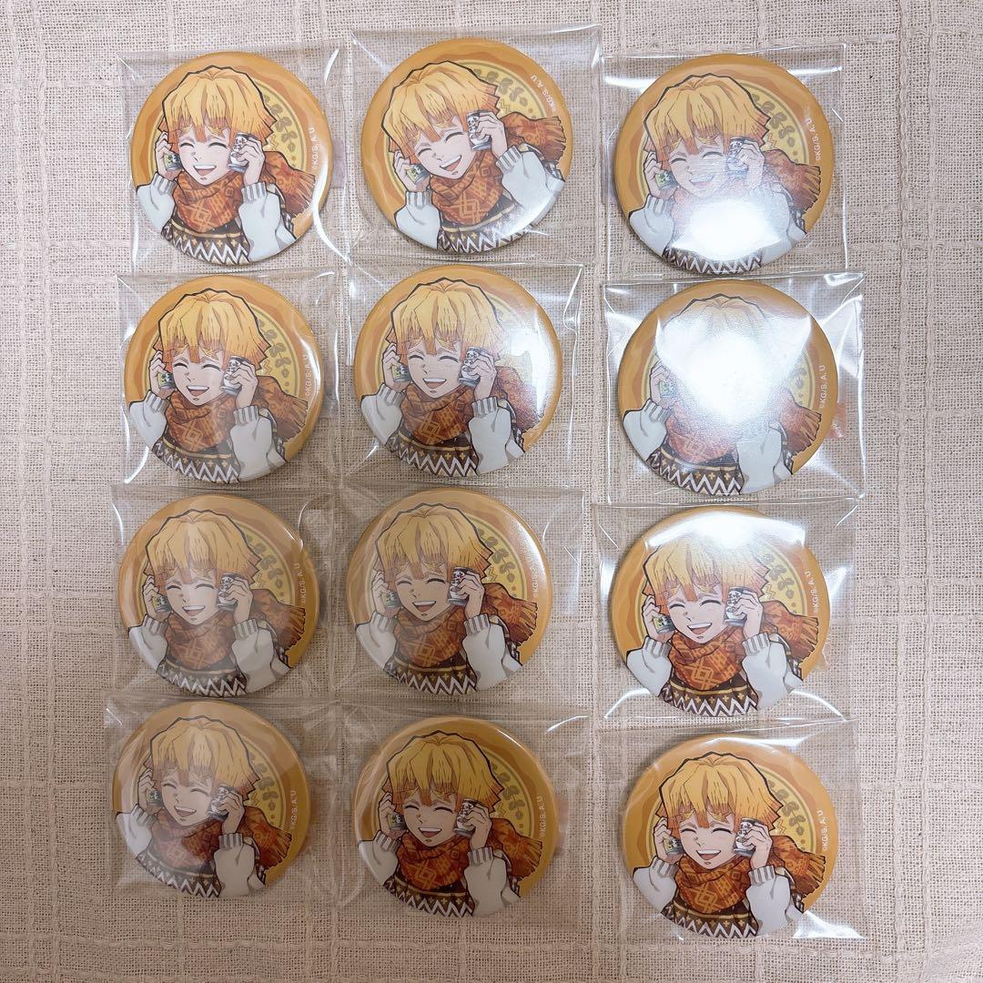 鬼滅の刃 ジャンプフェスタ2021 缶バッジ 善逸 12点セット