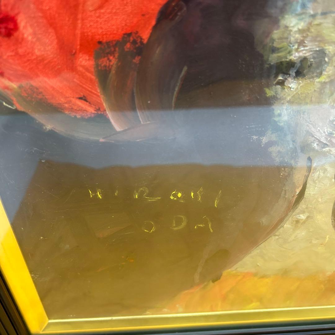 5675 織田広喜「少女」油彩8号 直筆サイン - メルカリ