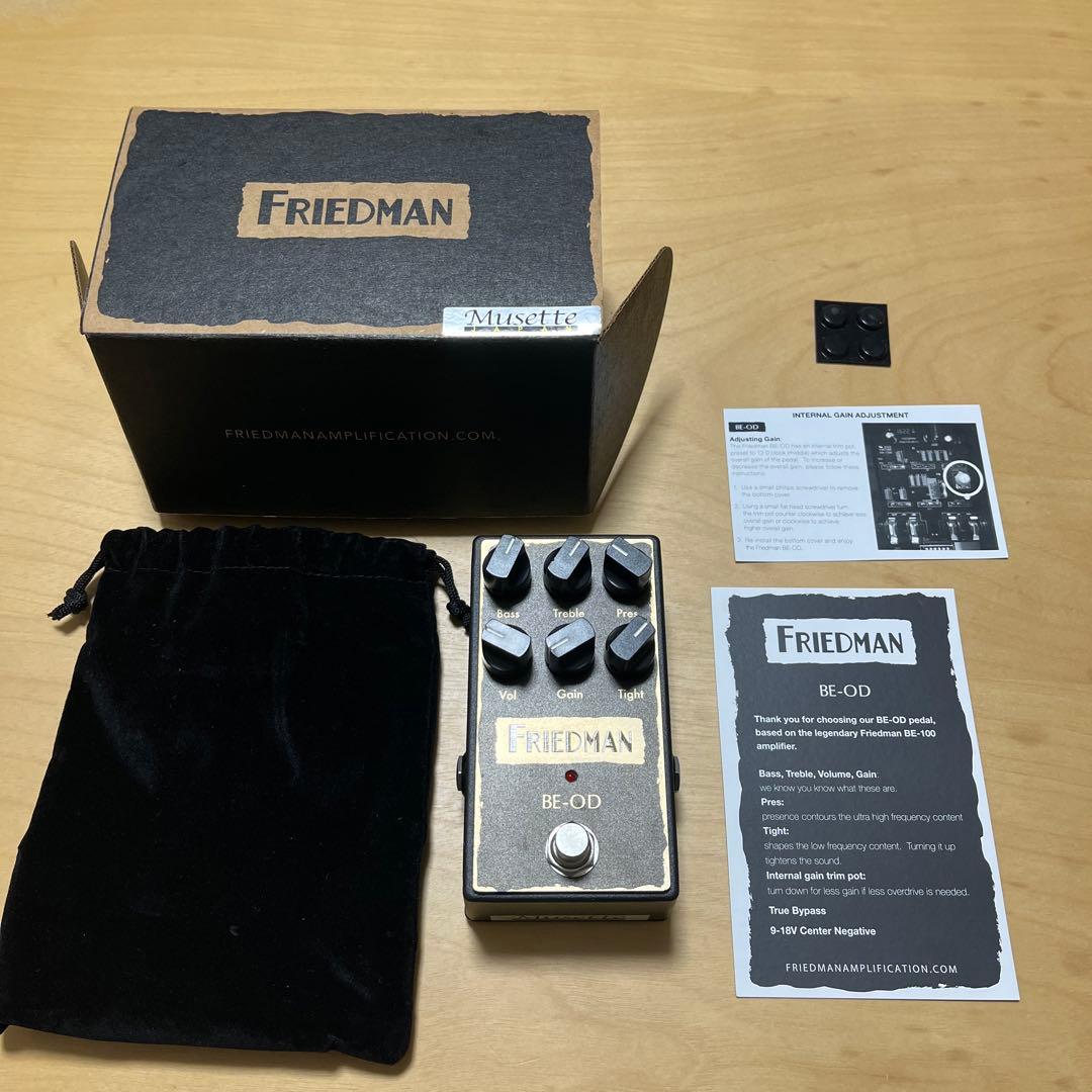 Friedman BE-OD エフェクター Friedman BE-OD LTD Overdrive Pedal - Artisan Edition Sweetwater