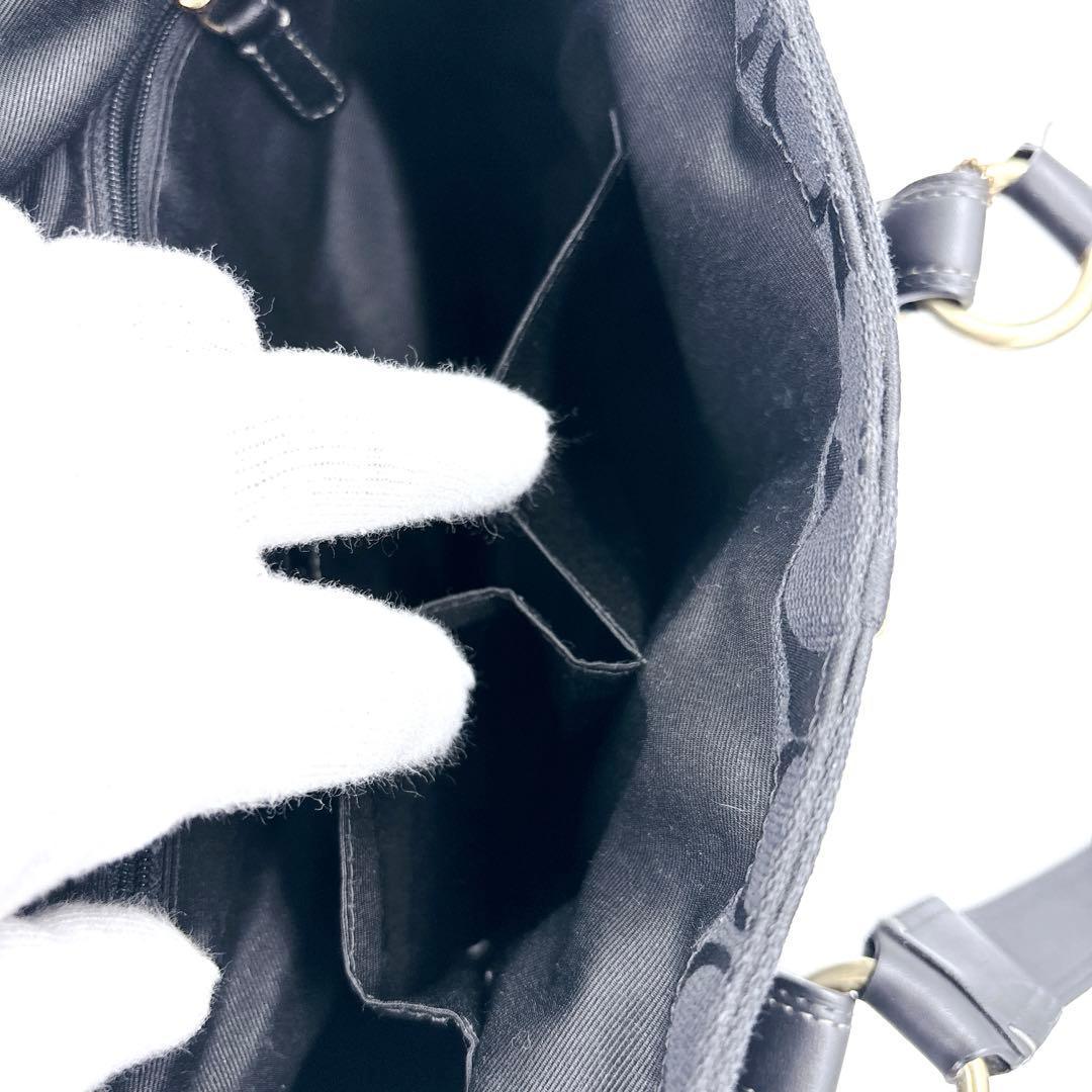 COACH シグネチャー レザーキャンバス ハンドバッグ 00s Y2K - メルカリ