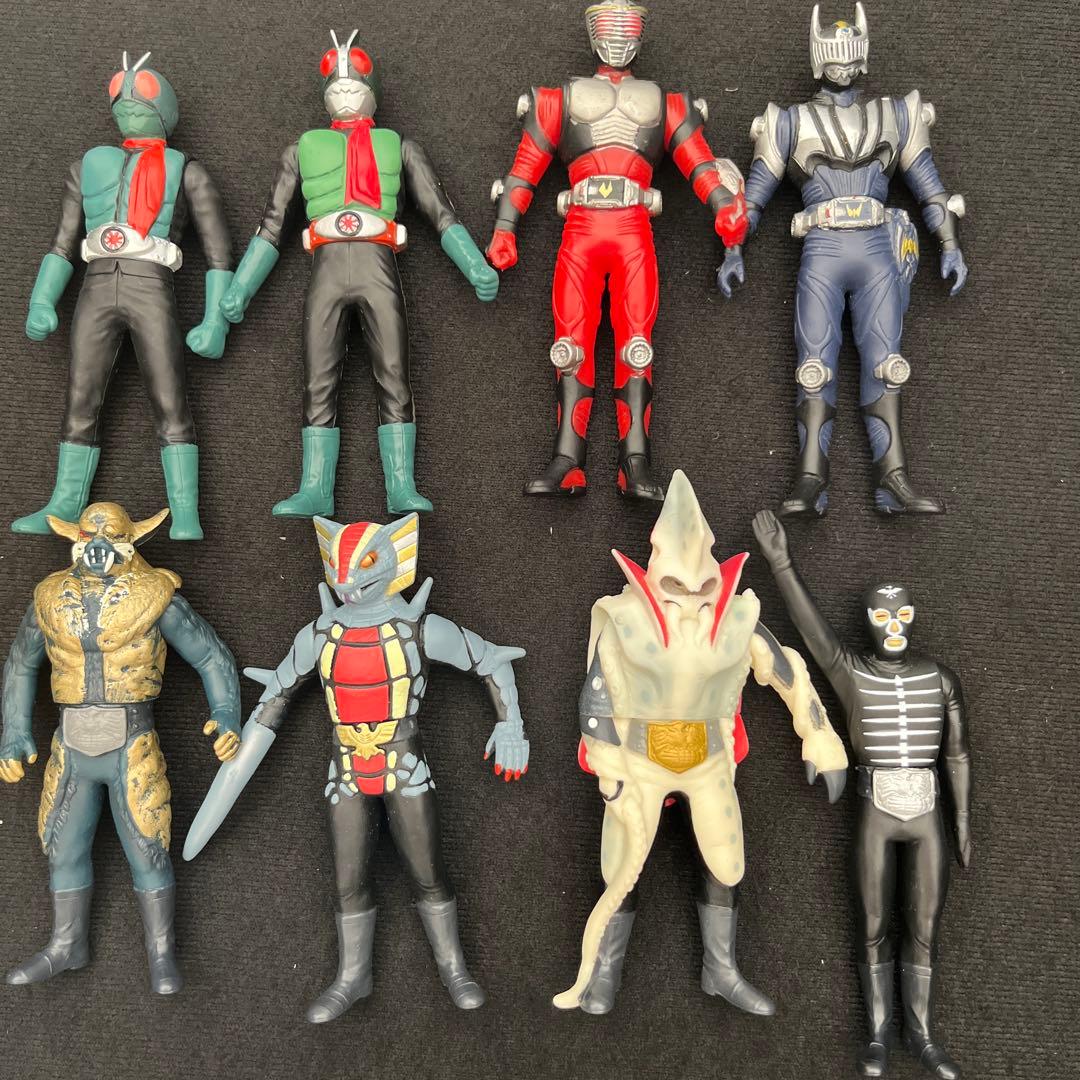 仮面ライダー ソフビ道 EPISODE1 〜3全24種 コンプセット - メルカリ