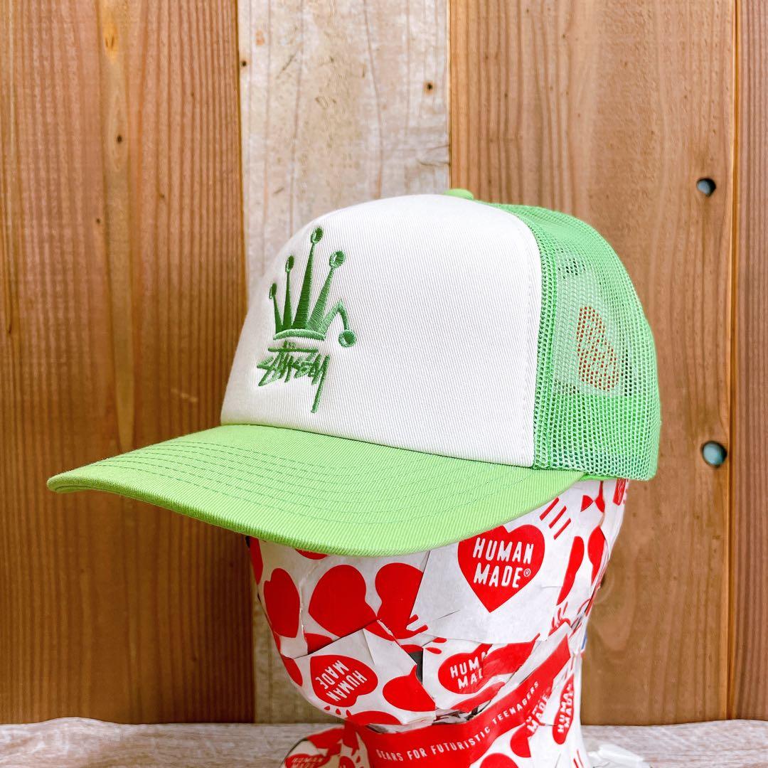 希少デザイン レアモデル STUSSY ステューシー クラウン メッシュ