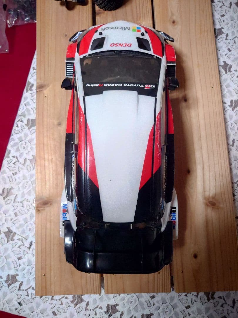 京商 FZ02 ラリーコンバージョンセット装着シャーシ おまけボディ付き