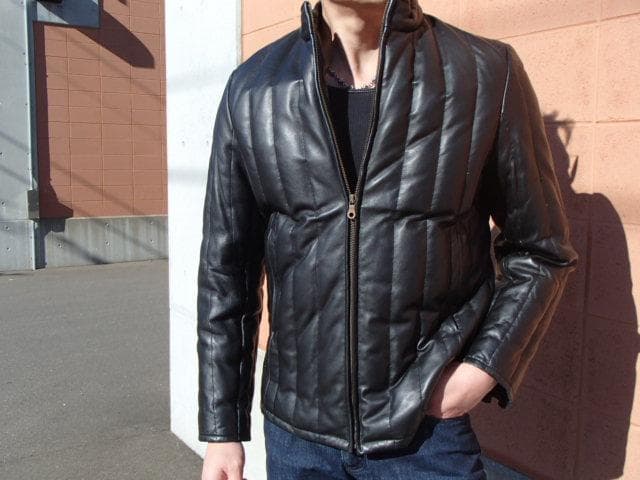 COMME CA DU MODE MEN ラム本革 ダウンジャケット 2026年最新】Yahoo!オークション -コムサレザーダウンジャケットの中古