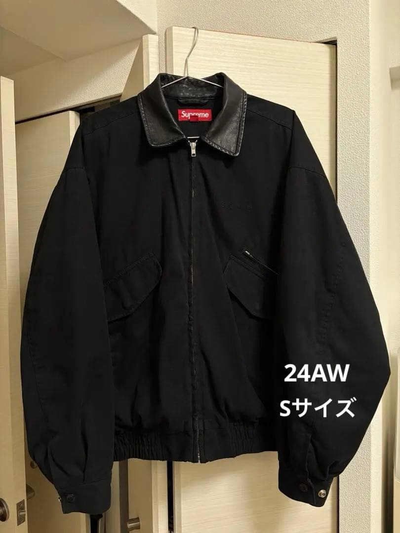 ジャケット・アウター supreme leather collar utility jacket
