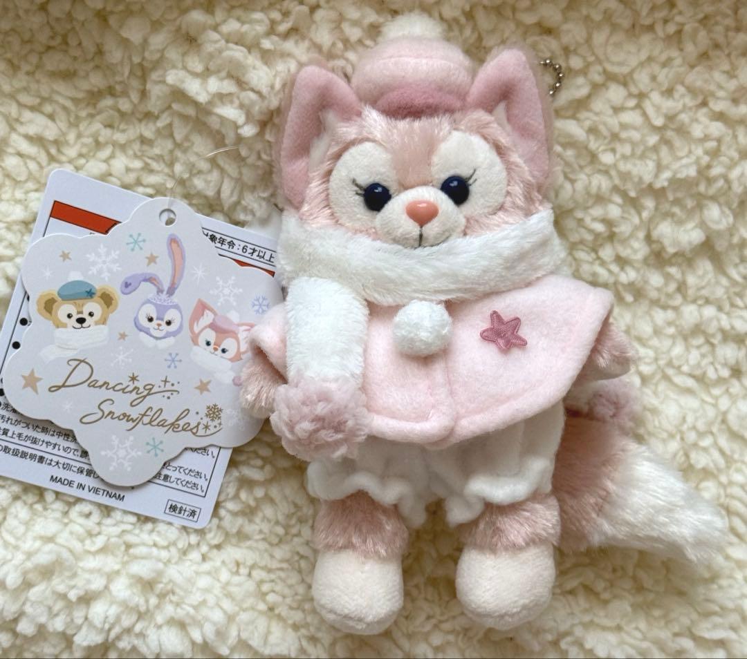 ディズニーダンシングスノーフレークス♡リーナベルぬいぐるみバッジ【新品タグ付き】
