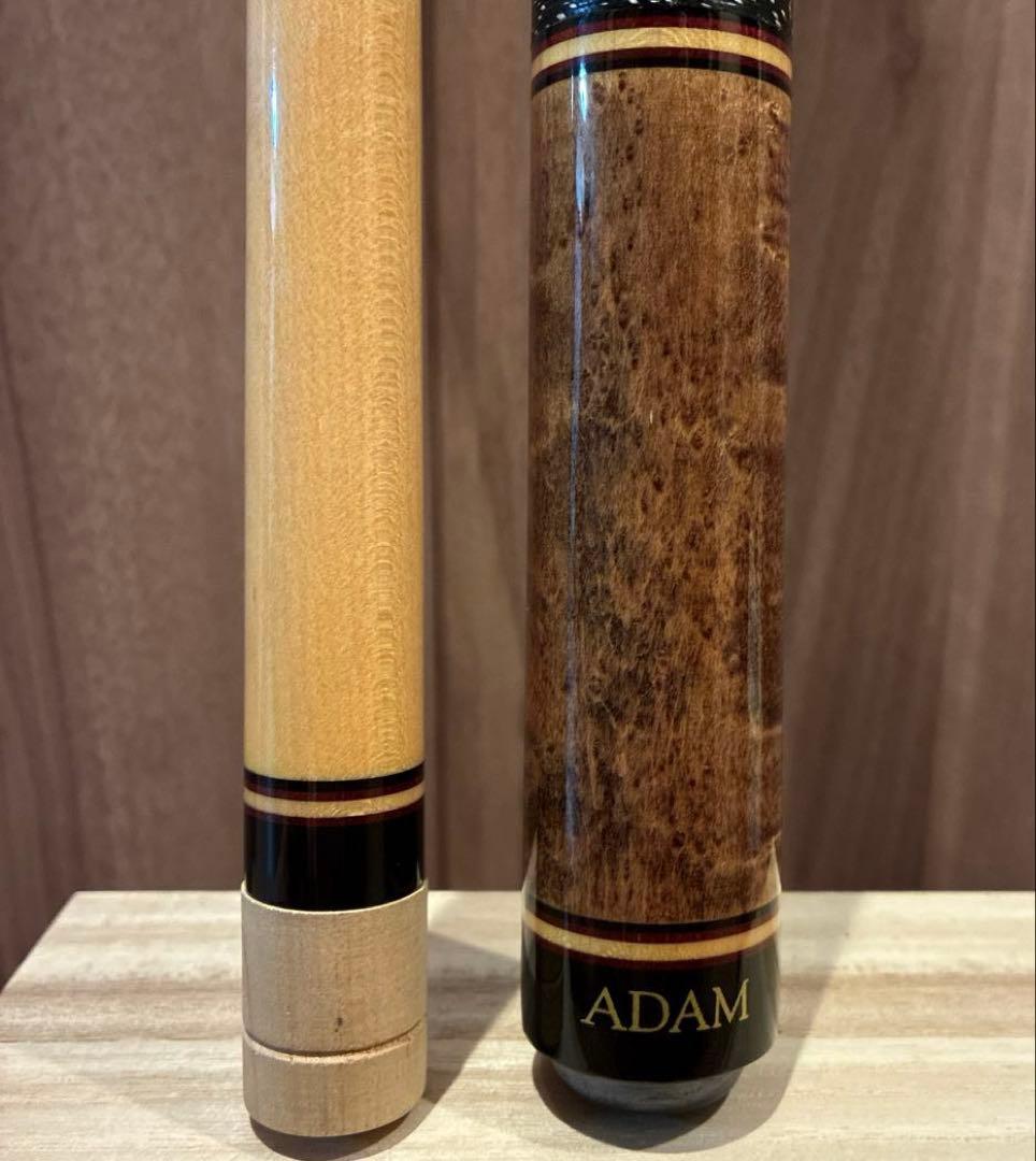 ADAM ビリヤード キュー XVⅡ 全長 約148㌢Hammerデニムケース付