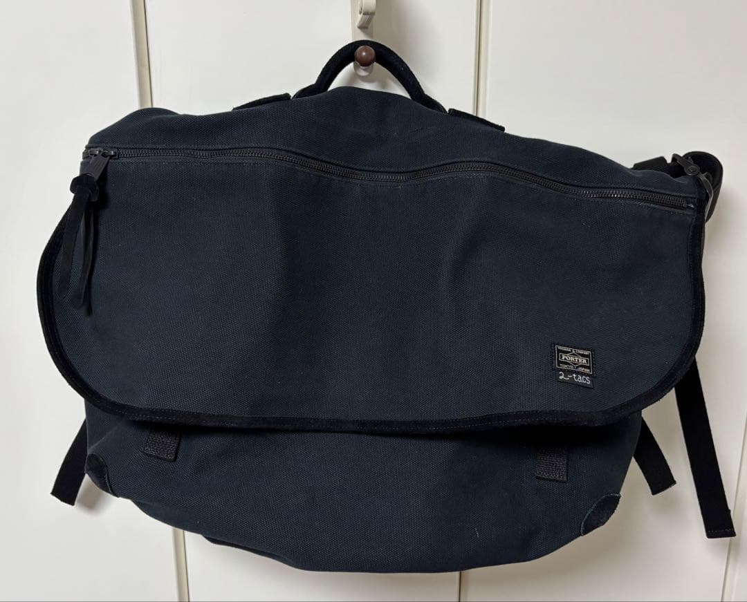 ポーター×ツータックス PORTER×2-tacs 特大メッセンジャーバッグ